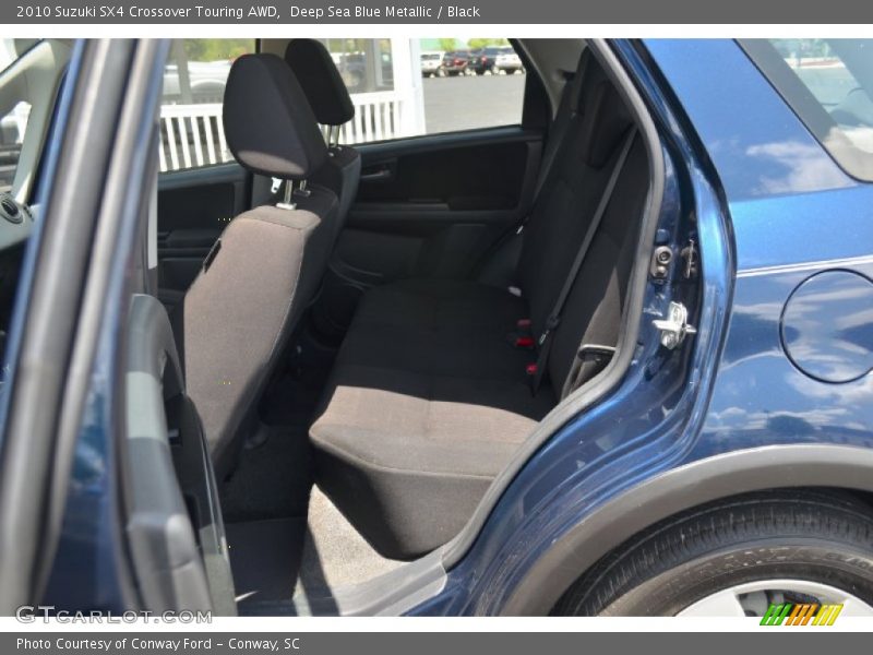 Deep Sea Blue Metallic / Black 2010 Suzuki SX4 Crossover Touring AWD