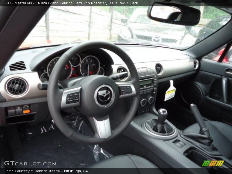 Black Interior - 2012 MX-5 Miata Grand Touring Hard Top Roadster 