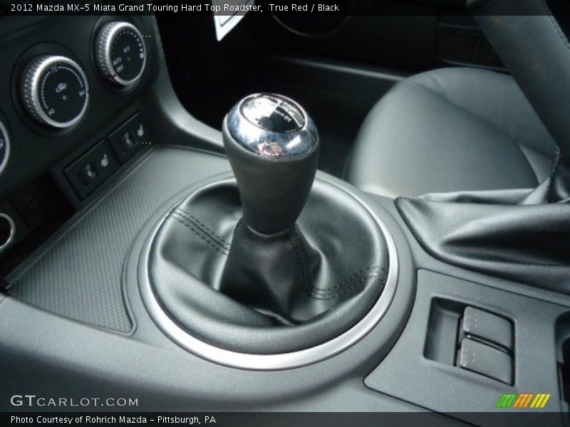  2012 MX-5 Miata Grand Touring Hard Top Roadster 6 Speed Manual Shifter