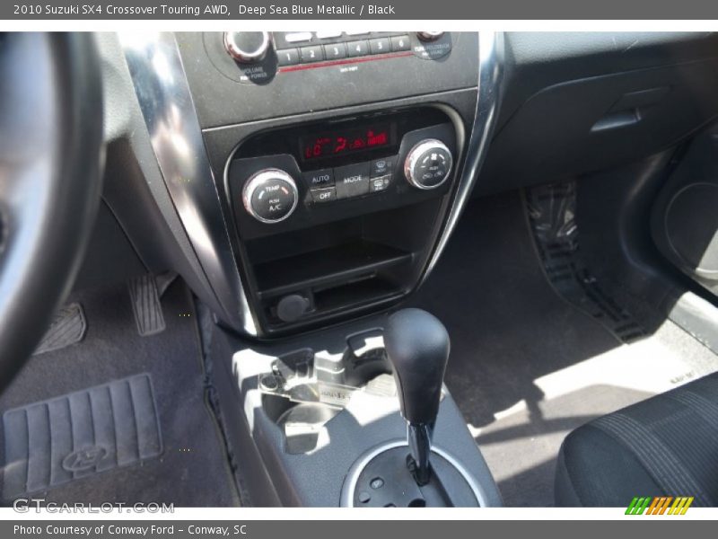 Deep Sea Blue Metallic / Black 2010 Suzuki SX4 Crossover Touring AWD