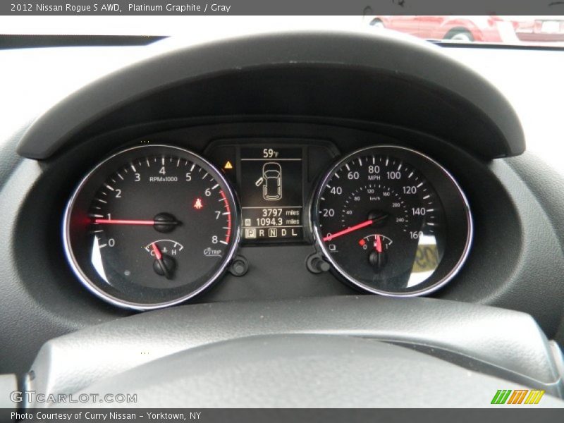 Platinum Graphite / Gray 2012 Nissan Rogue S AWD