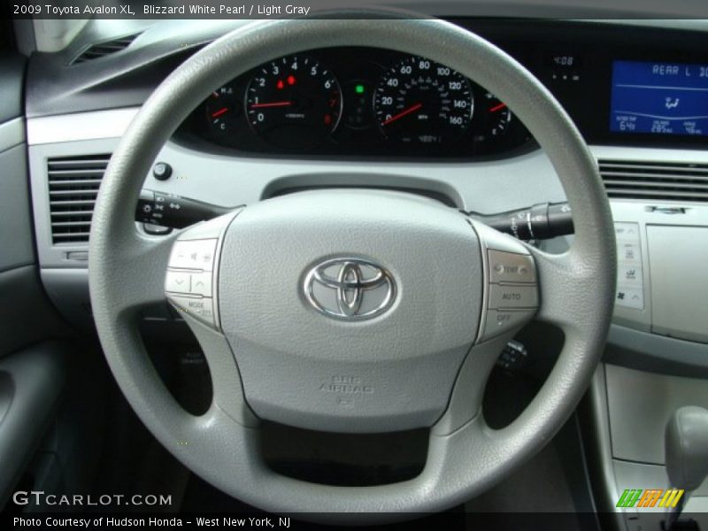 Blizzard White Pearl / Light Gray 2009 Toyota Avalon XL