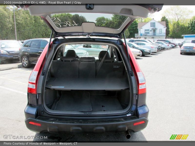 Royal Blue Pearl / Gray 2009 Honda CR-V EX-L 4WD