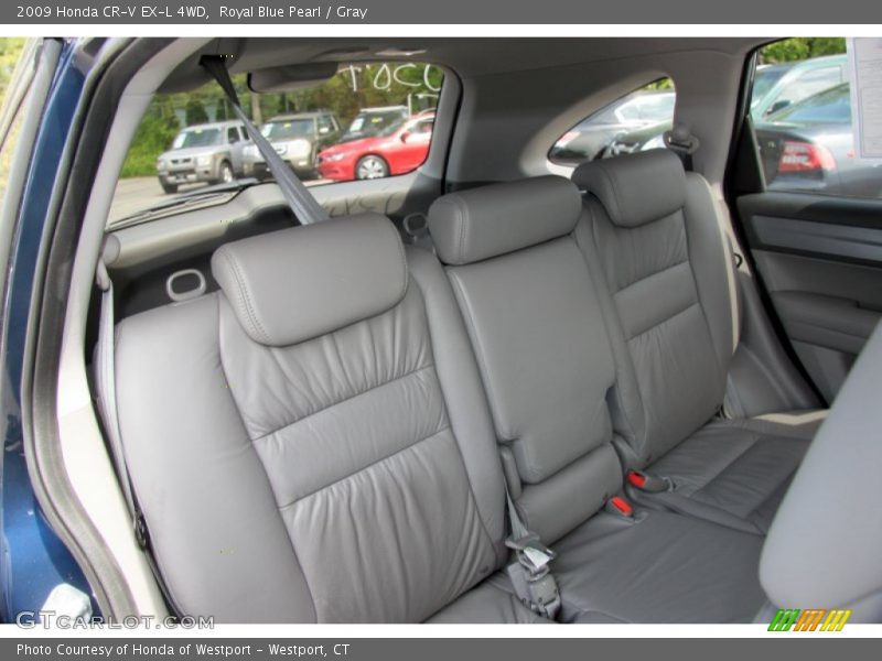Royal Blue Pearl / Gray 2009 Honda CR-V EX-L 4WD