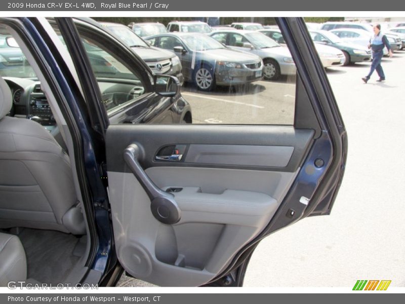 Royal Blue Pearl / Gray 2009 Honda CR-V EX-L 4WD