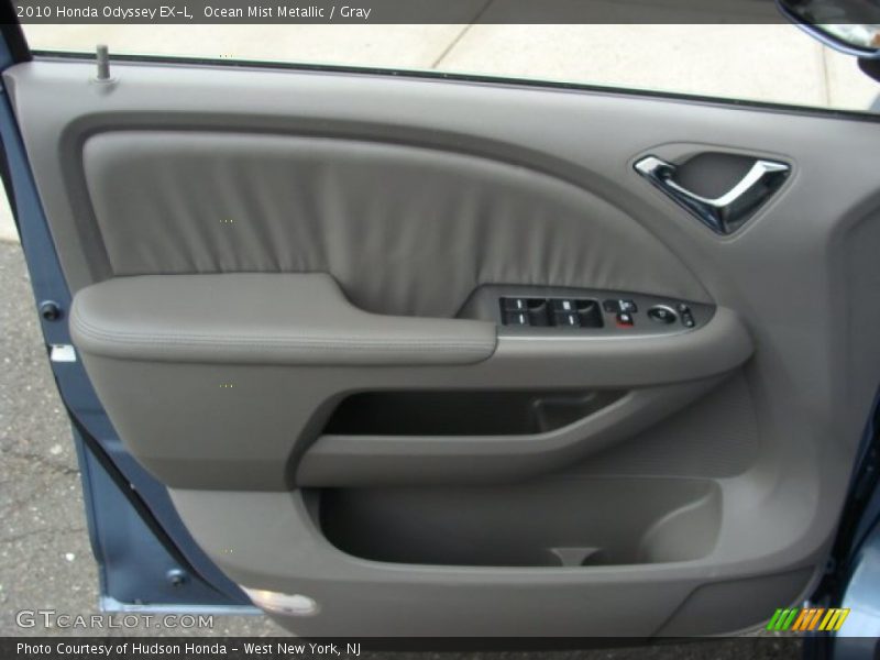 Ocean Mist Metallic / Gray 2010 Honda Odyssey EX-L