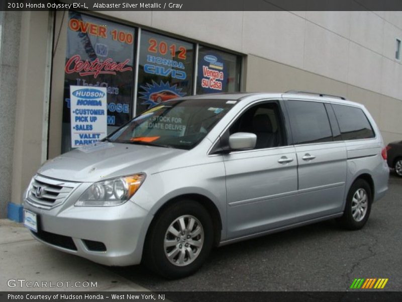 Alabaster Silver Metallic / Gray 2010 Honda Odyssey EX-L