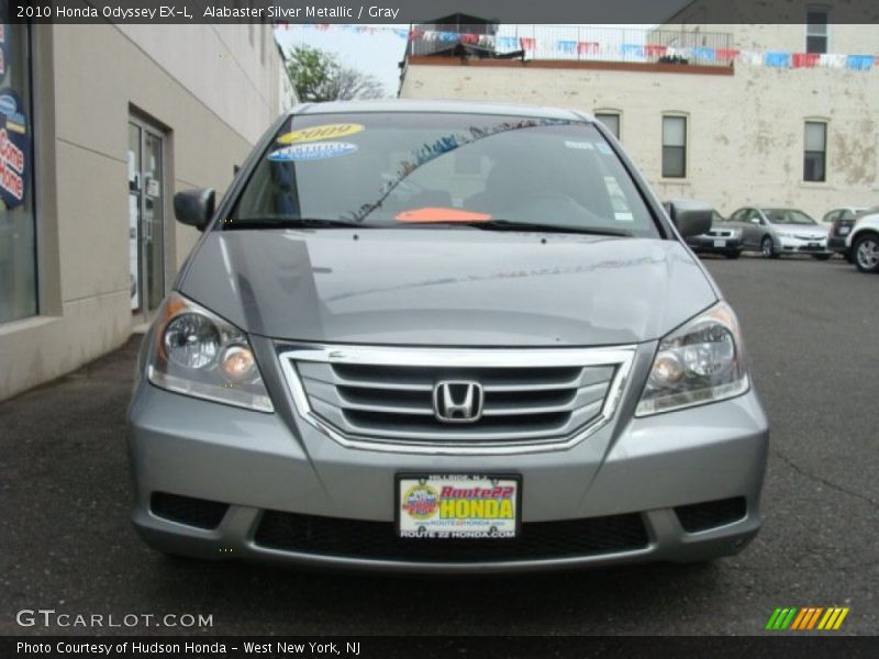 Alabaster Silver Metallic / Gray 2010 Honda Odyssey EX-L