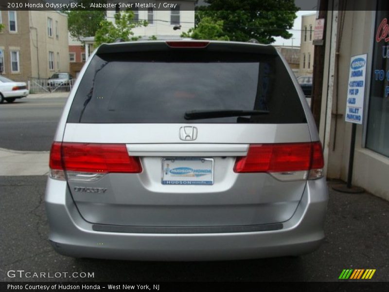 Alabaster Silver Metallic / Gray 2010 Honda Odyssey EX-L