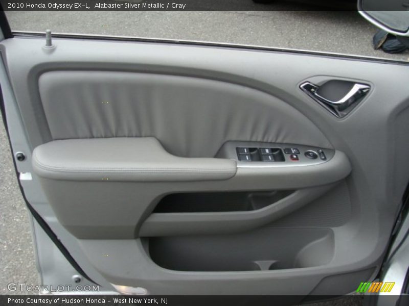 Alabaster Silver Metallic / Gray 2010 Honda Odyssey EX-L