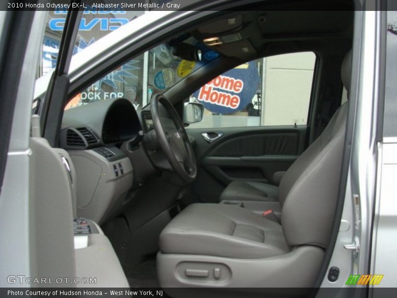 Alabaster Silver Metallic / Gray 2010 Honda Odyssey EX-L