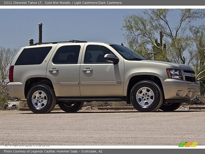 Gold Mist Metallic / Light Cashmere/Dark Cashmere 2011 Chevrolet Tahoe LT