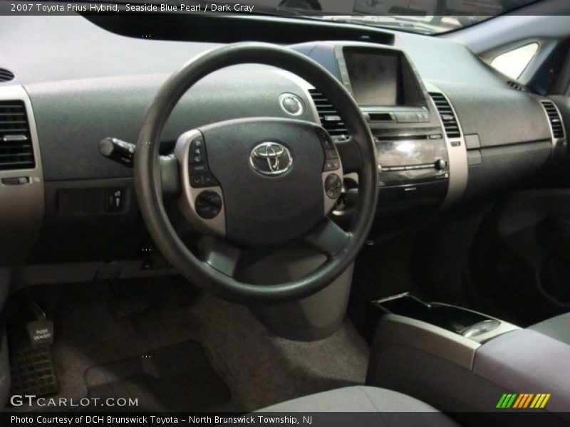 Seaside Blue Pearl / Dark Gray 2007 Toyota Prius Hybrid
