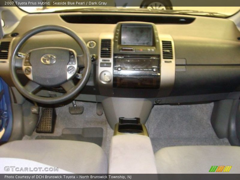 Seaside Blue Pearl / Dark Gray 2007 Toyota Prius Hybrid