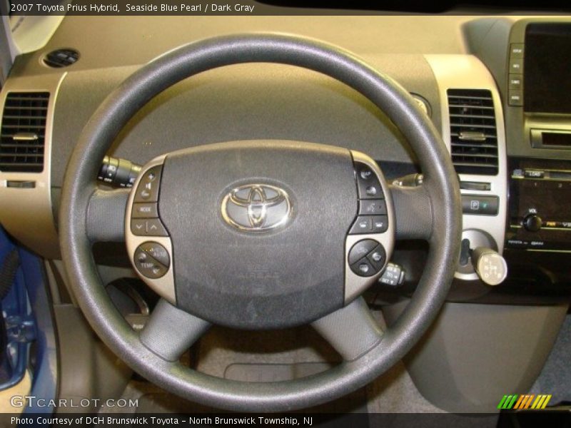 Seaside Blue Pearl / Dark Gray 2007 Toyota Prius Hybrid