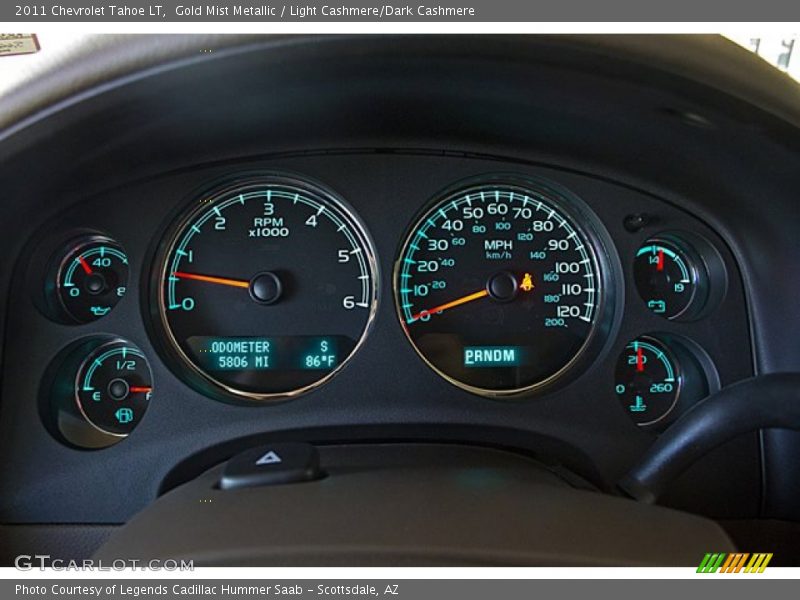 Gold Mist Metallic / Light Cashmere/Dark Cashmere 2011 Chevrolet Tahoe LT