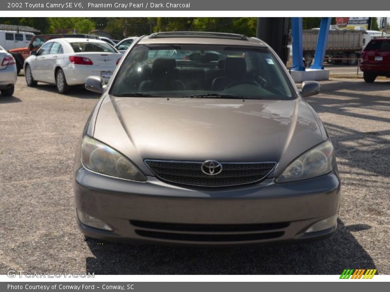 Phantom Gray Pearl / Dark Charcoal 2002 Toyota Camry SE V6