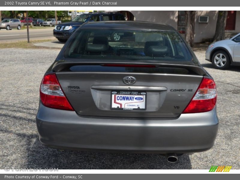 Phantom Gray Pearl / Dark Charcoal 2002 Toyota Camry SE V6