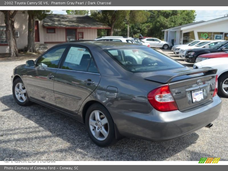 Phantom Gray Pearl / Dark Charcoal 2002 Toyota Camry SE V6