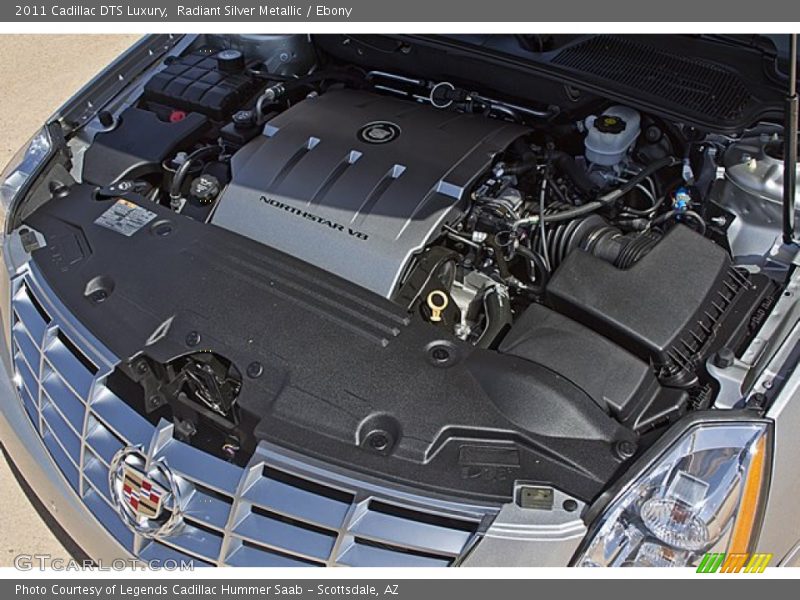 Radiant Silver Metallic / Ebony 2011 Cadillac DTS Luxury