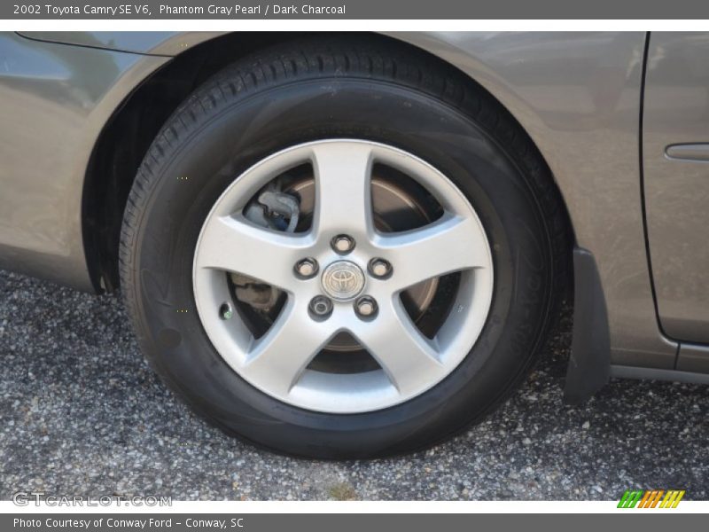 Phantom Gray Pearl / Dark Charcoal 2002 Toyota Camry SE V6