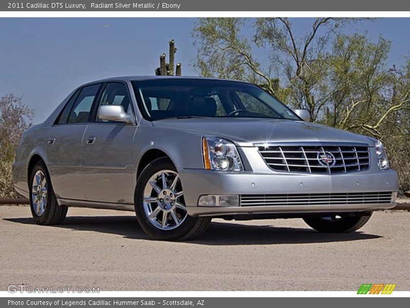 Radiant Silver Metallic / Ebony 2011 Cadillac DTS Luxury