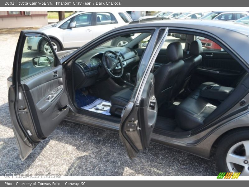Phantom Gray Pearl / Dark Charcoal 2002 Toyota Camry SE V6
