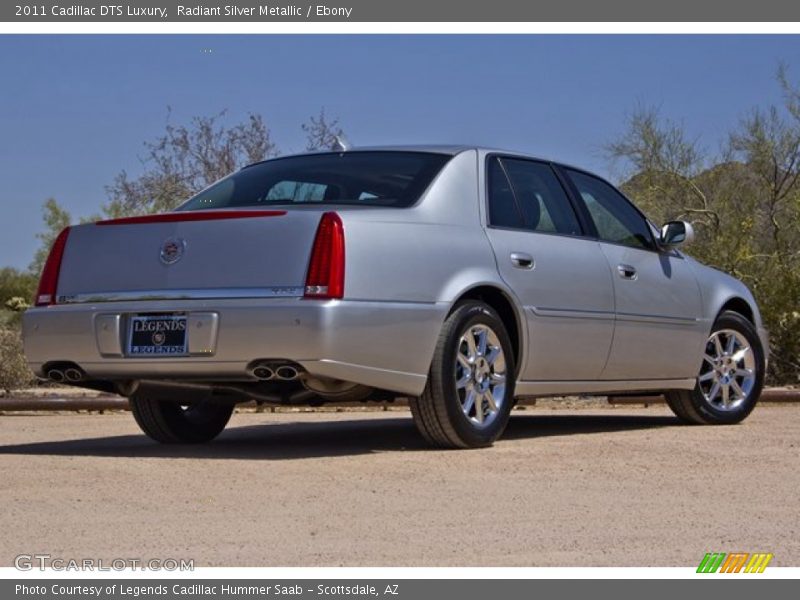 Radiant Silver Metallic / Ebony 2011 Cadillac DTS Luxury