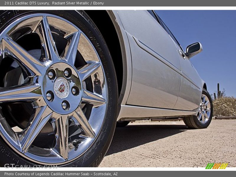 Radiant Silver Metallic / Ebony 2011 Cadillac DTS Luxury