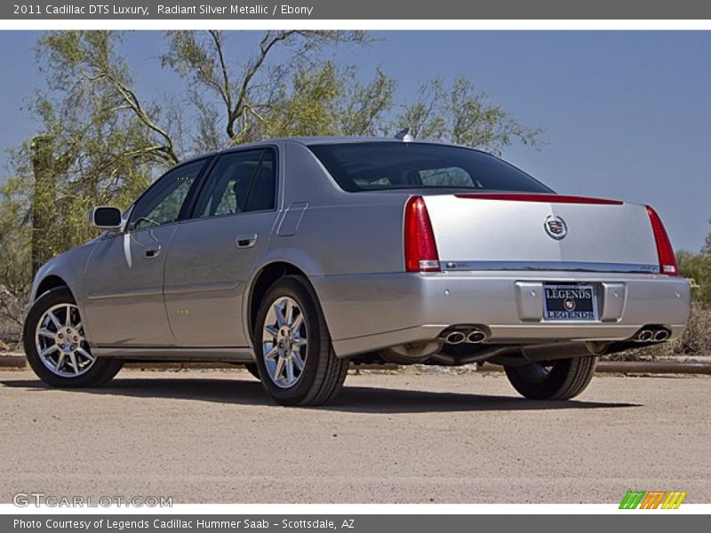 Radiant Silver Metallic / Ebony 2011 Cadillac DTS Luxury