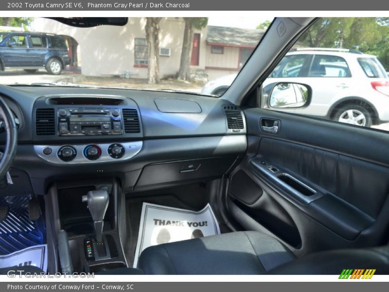 Phantom Gray Pearl / Dark Charcoal 2002 Toyota Camry SE V6