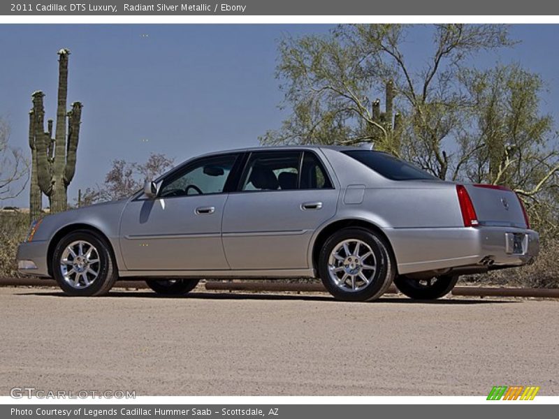 Radiant Silver Metallic / Ebony 2011 Cadillac DTS Luxury