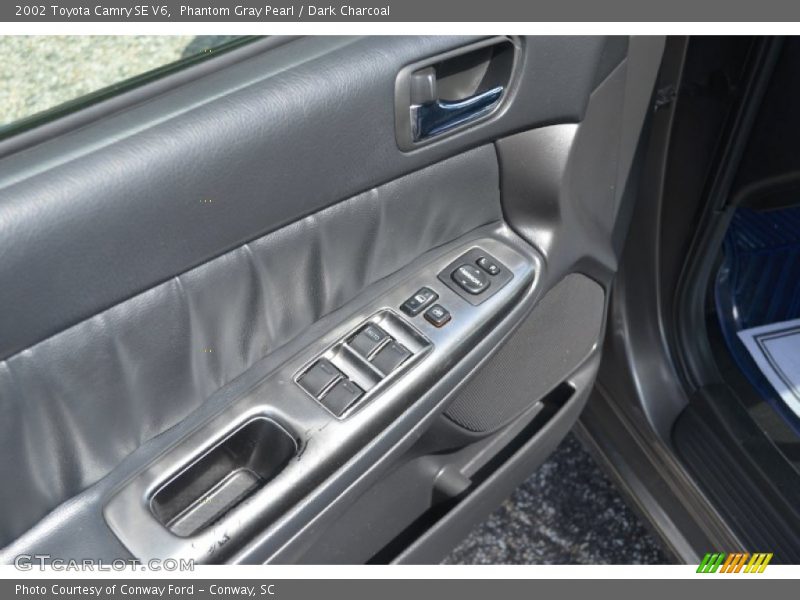 Phantom Gray Pearl / Dark Charcoal 2002 Toyota Camry SE V6