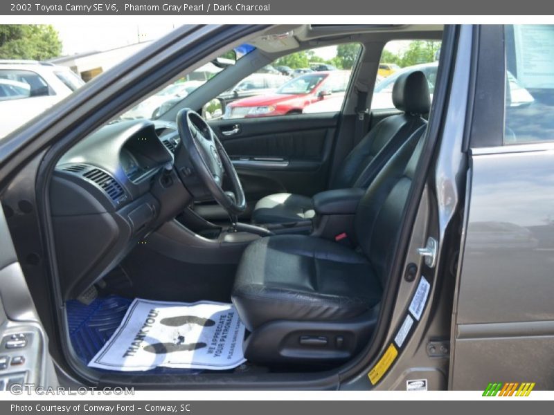 Phantom Gray Pearl / Dark Charcoal 2002 Toyota Camry SE V6