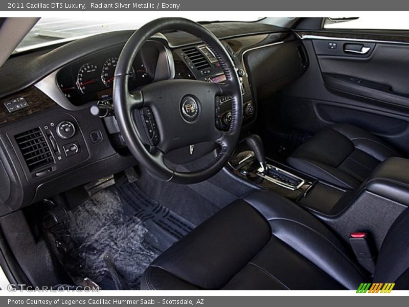 Radiant Silver Metallic / Ebony 2011 Cadillac DTS Luxury