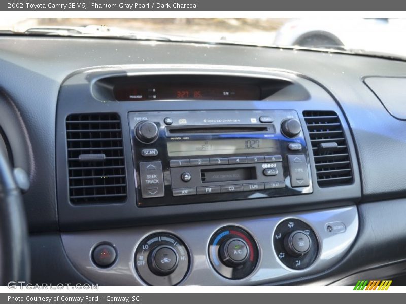 Phantom Gray Pearl / Dark Charcoal 2002 Toyota Camry SE V6
