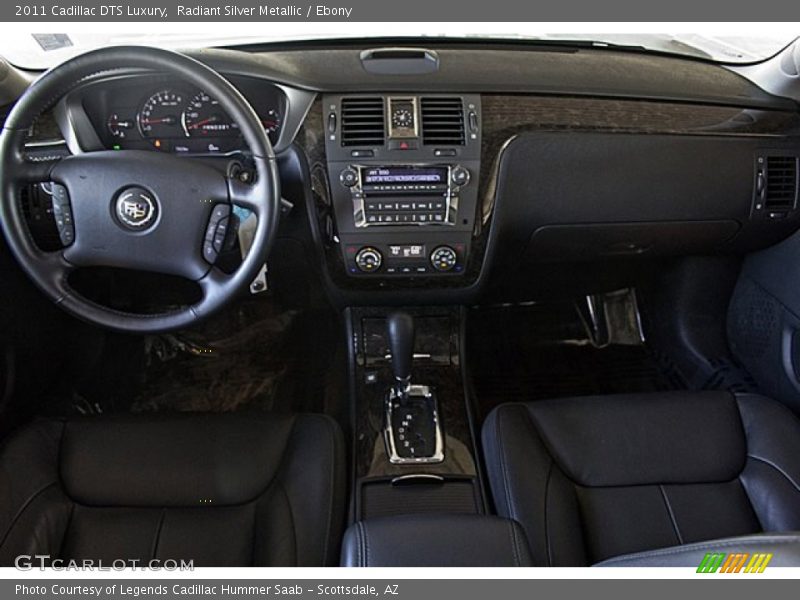 Radiant Silver Metallic / Ebony 2011 Cadillac DTS Luxury