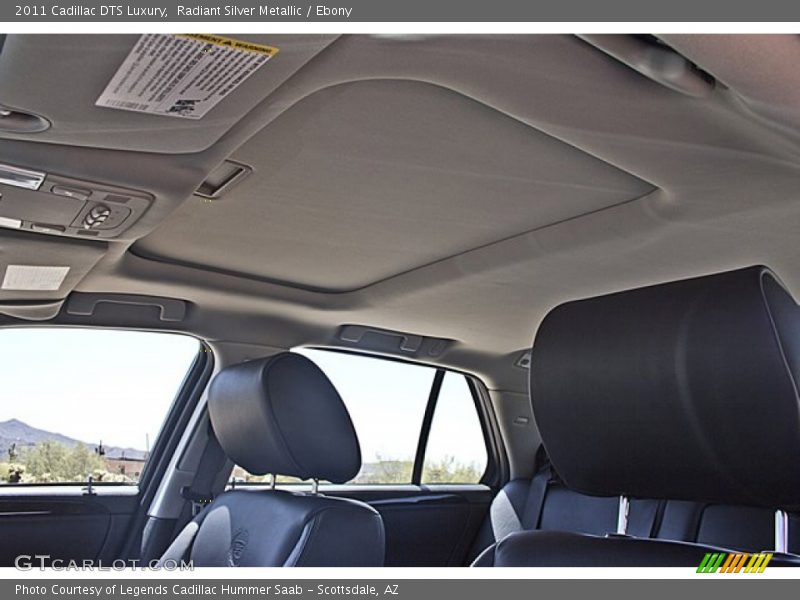 Radiant Silver Metallic / Ebony 2011 Cadillac DTS Luxury