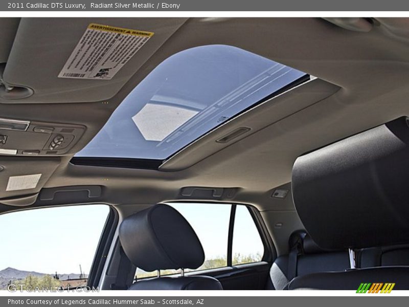 Radiant Silver Metallic / Ebony 2011 Cadillac DTS Luxury