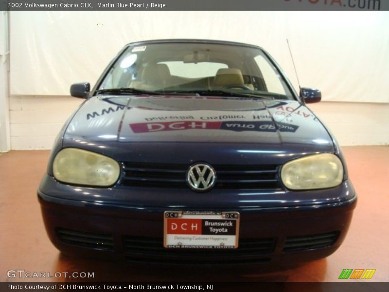 Marlin Blue Pearl / Beige 2002 Volkswagen Cabrio GLX