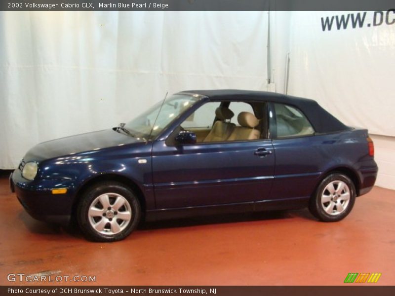 Marlin Blue Pearl / Beige 2002 Volkswagen Cabrio GLX