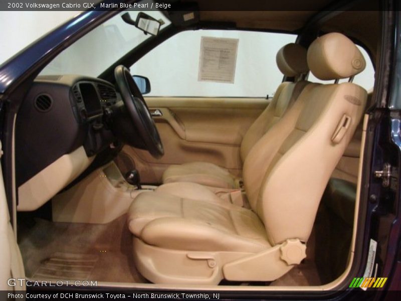 Marlin Blue Pearl / Beige 2002 Volkswagen Cabrio GLX