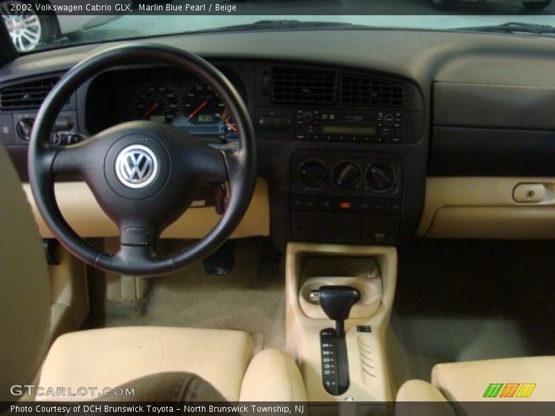 Marlin Blue Pearl / Beige 2002 Volkswagen Cabrio GLX