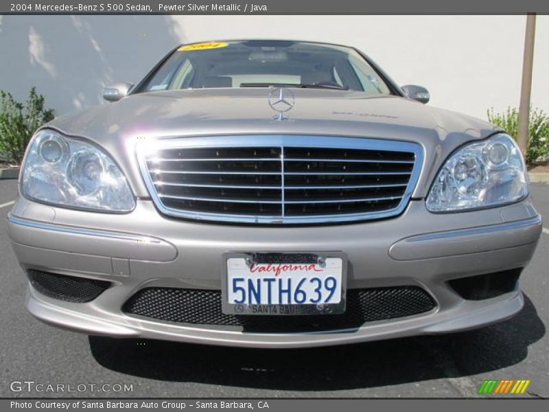 Pewter Silver Metallic / Java 2004 Mercedes-Benz S 500 Sedan