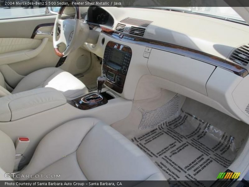 Pewter Silver Metallic / Java 2004 Mercedes-Benz S 500 Sedan