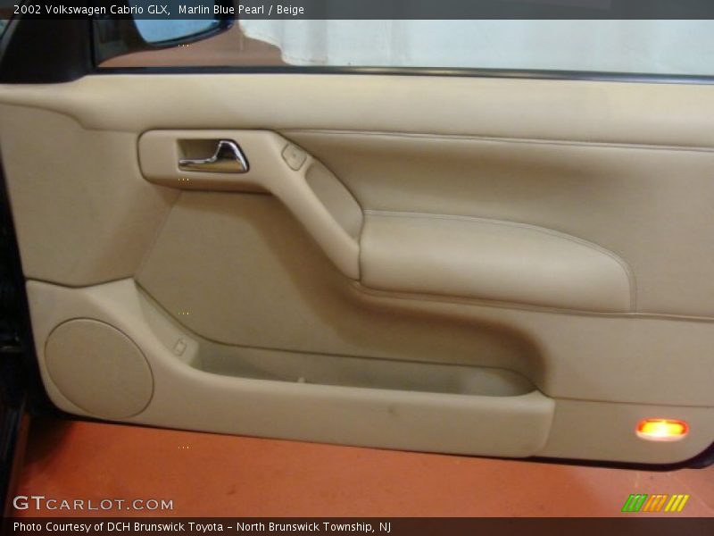 Marlin Blue Pearl / Beige 2002 Volkswagen Cabrio GLX