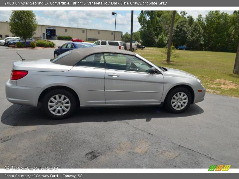 Bright Silver Metallic / Dark Slate Gray/Light Slate Gray 2008 Chrysler Sebring LX Convertible