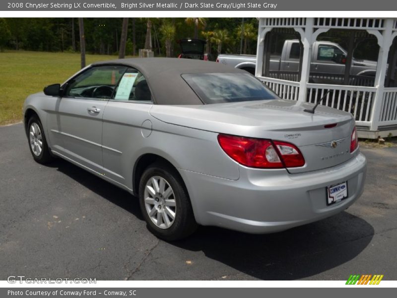 Bright Silver Metallic / Dark Slate Gray/Light Slate Gray 2008 Chrysler Sebring LX Convertible