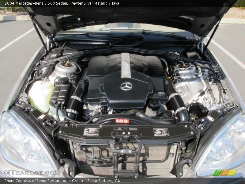 Pewter Silver Metallic / Java 2004 Mercedes-Benz S 500 Sedan