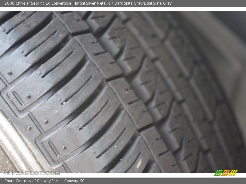 Bright Silver Metallic / Dark Slate Gray/Light Slate Gray 2008 Chrysler Sebring LX Convertible
